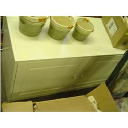 WHITE STORAGE CABINET