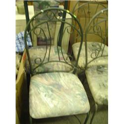 NEW GREEN WIRE CHAIR