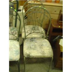 NEW GREY WIRE CHAIR