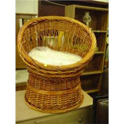 RATTAN BUCKET CHAIR
