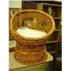 Image 1 : RATTAN BUCKET CHAIR
