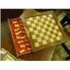 Image 1 : WOOD CHESS BOARD AND MEN