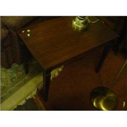 MAHOGANY END TABLE