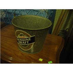 LABATT GENUINE DRAFT METAL ICE BUCKET