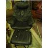Image 1 : BLACK LEATHER RECLINER W/ FOOT STOOL