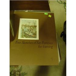 4 SKETCHES OF SAN FRANCISCO