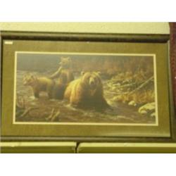 FRAMED PRINT " THE BATHERS"