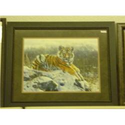 FRAMED PRINT " ON ALERT"