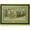 Image 1 : FRAMED PRINT  "DOZING LYNX"