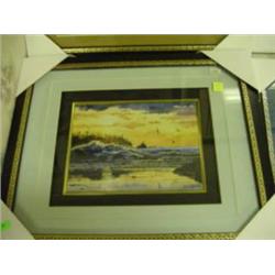 FRAMED PICTURE BY M HOBSON