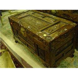 ORIENTAL CARVED TRUNK