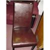 Image 1 : BROWN LEATHER SIDE CHAIR