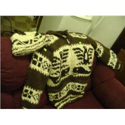 COWICHAN INDIAN HAND KNITTED WOOL
