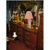 Image 1 : FRENCH PROVINCIAL. 9 DRAWER W/ MIRROR