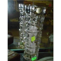 TALL CRYSTAL VASE