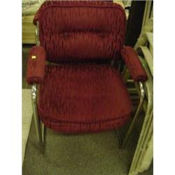 BURGUNDY CLIENTS CHAIR