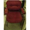 Image 1 : BURGUNDY CLIENTS CHAIR
