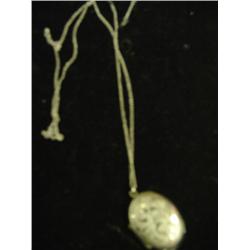 SILVER LOCKET AND CHAIN