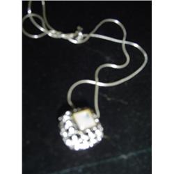 M.O.P. GOLD PLATED SILVER NECKLACE