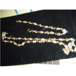 WATER PEARL NECKLACE & BRACLET