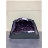 Image 1 : AMETHYST CATHEDRAL GEODE 8.2KG RETAIL $4000 APPROX 7X10.5" (BRAZIL)