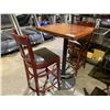 Image 2 : BAR HEIGHT BISTRO TABLE WITH 2 CHAIRS
