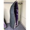 Image 2 : RARE AMETHYST CATHEDRAL GEODE WITH CALCITE 36.5KG APPROX 27X8.5"