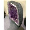Image 3 : RARE AMETHYST CATHEDRAL GEODE WITH CALCITE 9.3KG APPROX 10X7.5"