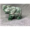 Image 1 : NATURAL CRYSTAL STONE ELEPHANT SCULPTURE RETAIL $680