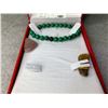 Image 3 : AMBER/STRAWBERRY TIGERS EYE STONES AND BRACELET RETAIL $289.88
