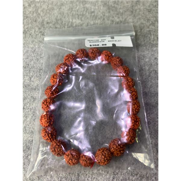 GENUINE RUDRAKSHA BRACELET RETAIL $360