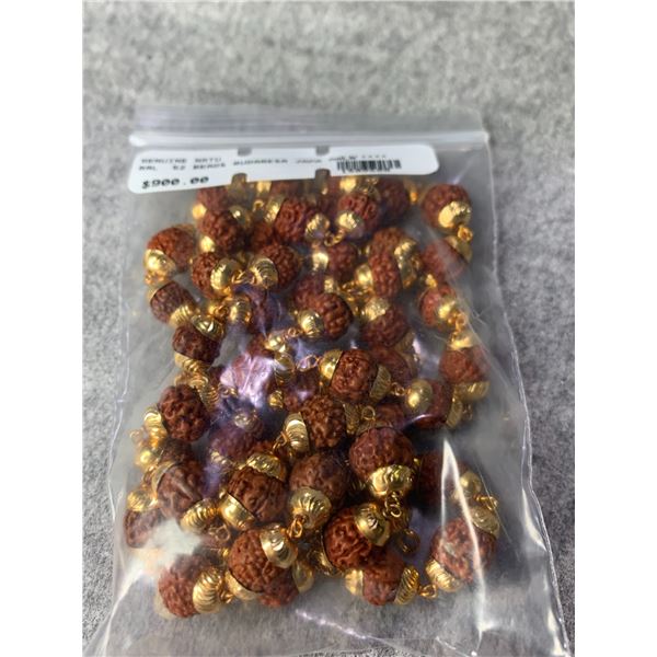 GENUINE NATURAL 52 BEADS RUDRAKSHA JAAP MALA RETAIL $900
