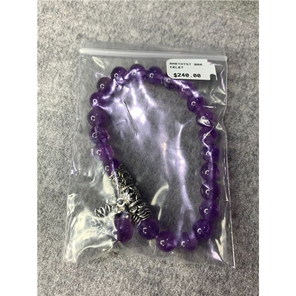 AMETHYST BRACELET RETAIL $240