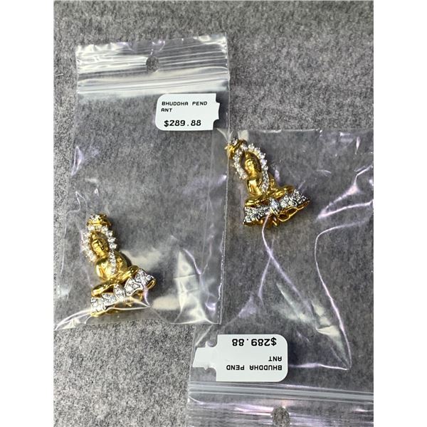 2 BUDDHA PENDANTS RETAIL $289.88 EACH