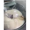 Image 2 : SANDALWOOD DOME CANDLE WITH CRYSTAL RETAIL $600