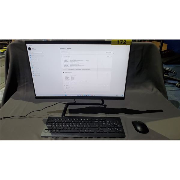 *TESTED WORKING* LENOVO ALL IN ONE COMPUTER WITH RYZEN 5 4500U CPU, RADEON 2.38 GHZ GPU, 8 GB RAM,