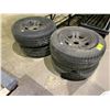 Image 1 : SET OF 4 P235/75 R16 TIRES AND RIMS (MISMATCHED BRANDS)