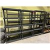 Image 1 : LOT OF 3 PLASTIC SHELVING UNITS
