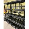 Image 3 : LOT OF 3 PLASTIC SHELVING UNITS