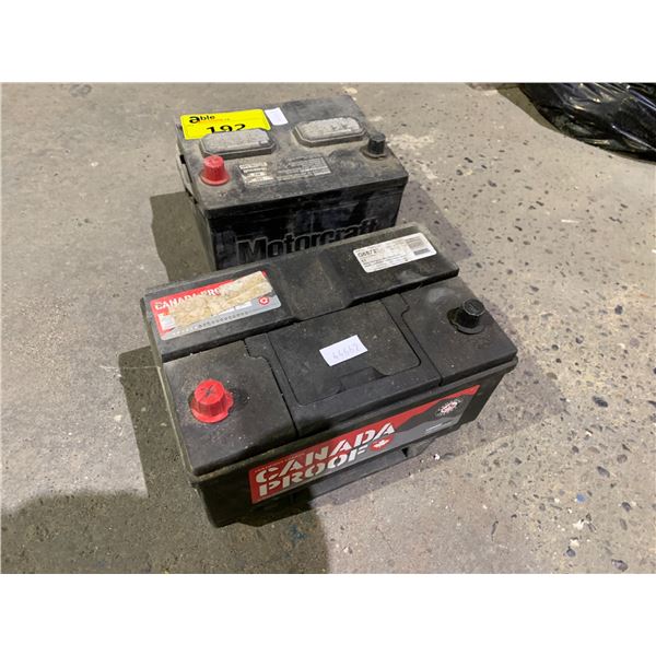 PAIR OF BATTERIES