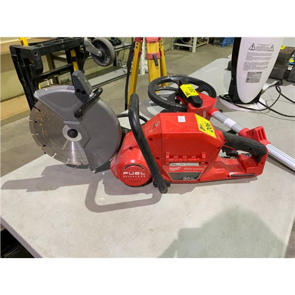 MILWAUKEE ELECTRIC CHOP SAW NO BATTERY OR CHARGER