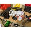 Image 4 : SHELF LOT OF MISC TOOLS