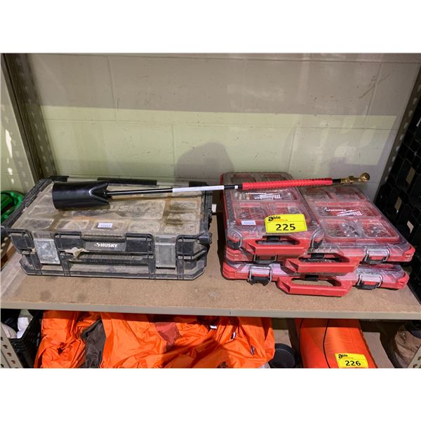 TIGER TORCH AND TOOLBOXES WITH CONTENTS