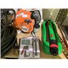 Image 2 : SHELF LOT INCLUDING; STIHL BLOWER, AIR HOSE, SPRINKLER AND MORE