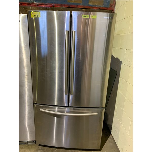 SAMSUNG STAINLESS STEEL FRENCH DOOR FRIDGE