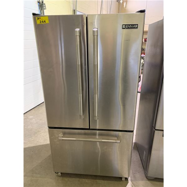 JENN-AIR STAINLESS STEEL FRENCH DOOR FRIDGE