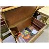Image 2 : ANTIQUE DOVETAILED BLANKET BOX