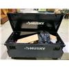 Image 2 : HUSKY JOB BOX WITH ASSORTED CONTENTS