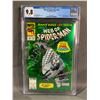 Image 1 : CGC 9.8 MARVEL WEB OF SPIDERMAN #100 GRADED COMIC BOOK