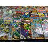 Image 8 : LOT OF ASSORTED VINTAGE MARVEL TWO-IN-ONE THE THING COMIC BOOKS